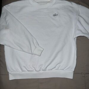 ALO Yoga Women’s White Crewneck